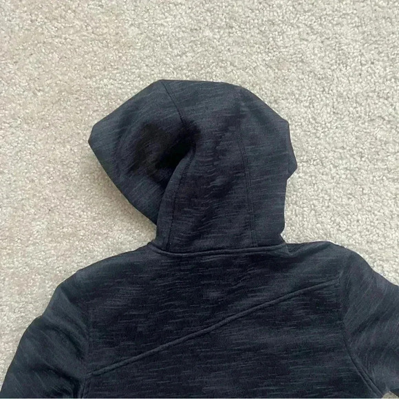 Obermeyer Ski Snowboarding Hoodie Sweatshirt 47001 Black Boy Sz Small Full Zip - Picture 15 of 16